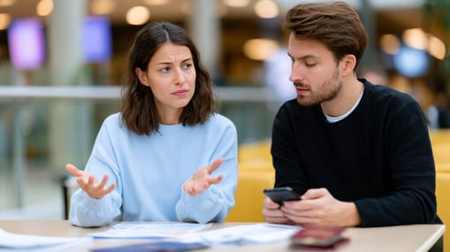 employees evaluating data