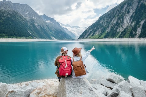 couple traveling together