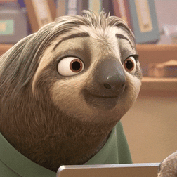 happy sloth